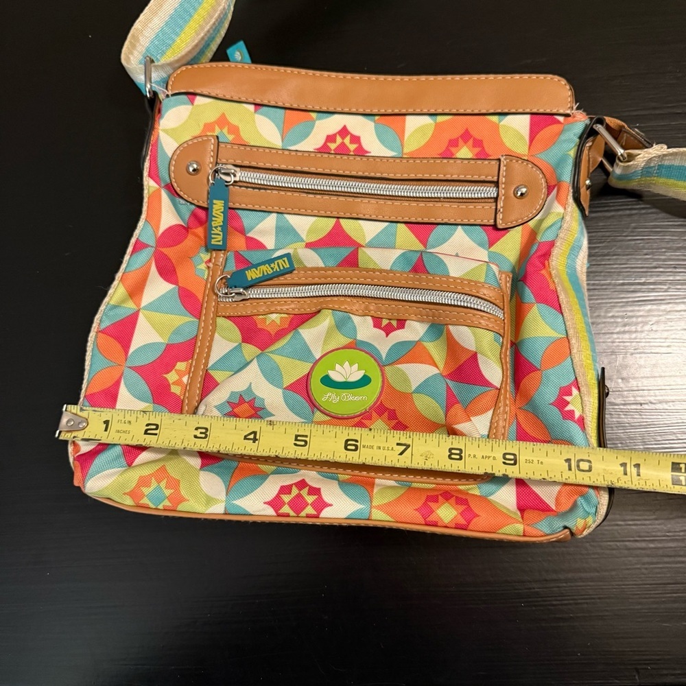 Lily Bloom Colorful Geometric‎ Crossbody Bag - Picture 2 of 8